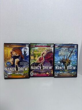 Lot Of 3 Nancy Drew CD-ROM Adventure PC Game Mystery 29,31,32